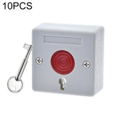 10 pcs NC NO Signal Options Security Alarm accessories Button Panic Button Fire alarm Emergency Switch