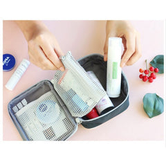 Cute Heart Mini Medicine Bag First Aid Medical Emergency Kits Organizer Outdoor Household Pill Bag, Size: 13x10x4cm