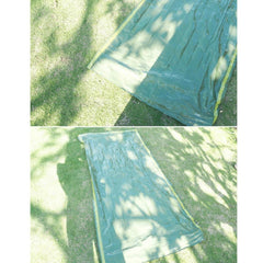 Outdoor Pe Sleeping Bag Disaster Relief & Cold Prevention Heat Insulation & Warmth Emergency Sleeping Bag, Green, Orange