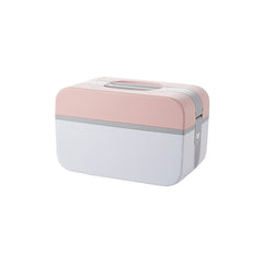 Multifunctional Household Dustproof Family Safety Emergency Storage Box Double-layer Medicine Case, S, L