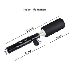WEST BIKING YP0711083 Multifunctional Bicycle Tire Repair Tool Portable Inflator Emergency Riding Equipment, Black Without Gas Cylinder