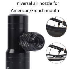 WEST BIKING YP0711083 Multifunctional Bicycle Tire Repair Tool Portable Inflator Emergency Riding Equipment, Black Without Gas Cylinder