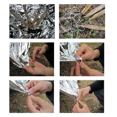 Outdoor Survival Emergency Insulation Blanket Gold Silver Double-Sided Moisture-Proof Mat, Size: 2.2x1.6m, 220x160cm