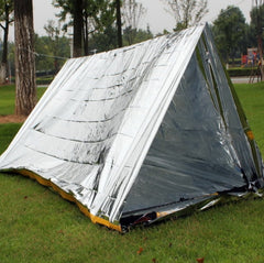 Outdoor Survival Emergency Insulation Blanket Gold Silver Double-Sided Moisture-Proof Mat, Size: 2.2x1.6m, 220x160cm