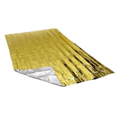 Outdoor Survival Emergency Insulation Blanket Gold Silver Double-Sided Moisture-Proof Mat, Size: 2.2x1.6m, 220x160cm