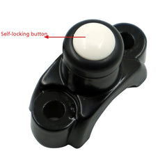 Motorcycle Modification Self-Locking Single Switch Headlight Fog Light Brake Light Emergency Light Switch, Black Button, Red Button, White Button, Blue Button