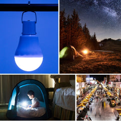 LED Solar Bulb USB Portable Outdoor Emergency Light Bulb Camping Lighting