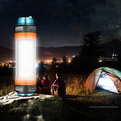 Outdoor LED Camping Light Multi-Function Emergency IP68 Waterproof Flashlight with Mosquito Repellent / Warning Function