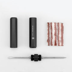 CYCLINGBOX Bicycle Repair Tool Portable Emergency Tire Strip Maintenance Tire Rod, Black, Titanium Color