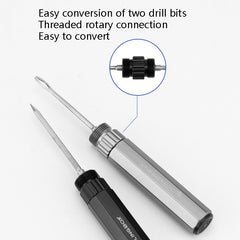 CYCLINGBOX Bicycle Repair Tool Portable Emergency Tire Strip Maintenance Tire Rod, Black, Titanium Color