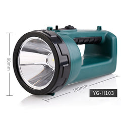 YAGE H103 Strong Light Long Shot LED Searchlight Outdoor Rechargeable High Power Emergency Flashlight