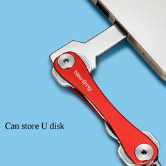 New Bring Mini Keychain Emergency Tool Multifunctional Portable Car Accessories Metal Key Storage Device