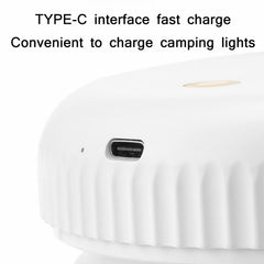 Outdoor Folding Magnetic LED Emergency Camping Light, White, Blue