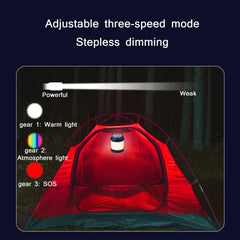 Outdoor Folding Magnetic LED Emergency Camping Light, White, Blue