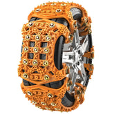 For 175~265cm Snow Emergency Snow Chains For Car SUV General Tires, Yellow 8764A, Black 8764B