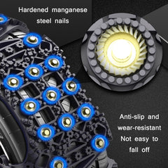 For 175~265cm Snow Emergency Snow Chains For Car SUV General Tires, Yellow 8764A, Black 8764B