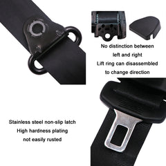 Universal 3-point Car Retrofit Seat Belt With Emergency Locking