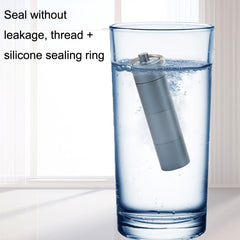 Outdoor First Aid Sealed Waterproof Pill Jar Aluminum Alloy Portable Emergency Pill Box