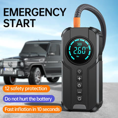 YX1920SH Vehicle Emergency Start Power Supply Air Pump All-in-one Machine, 8000mAh, 8000mAh+EVA Bag