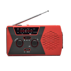 Emergency Radio Portable Hand Crank Solar Powered Radio, AM/FM/NoAA 2000mAh Orange, AM/FM/NoAA 2000mAh Red, AM/FM/NoAA 2000mAh Green