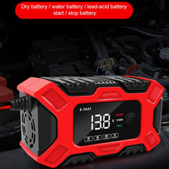 E-FAST 12V Motorcycle Car Battery Charger, EU Plug, US Plug, AU Plug, UK Plug, JPN Plug