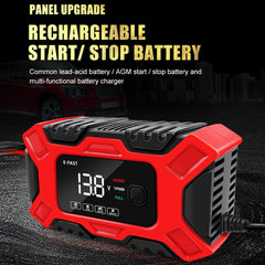 E-FAST 12V Motorcycle Car Battery Charger, EU Plug, US Plug, AU Plug, UK Plug, JPN Plug