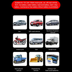 E-FAST 12V Motorcycle Car Battery Charger