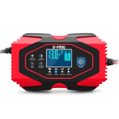 E-FAST 12V/24V Car Battery Motorcycle Lithium Battery Charger, EU Plug, US Plug, AU Plug, UK Plug, JPN Plug