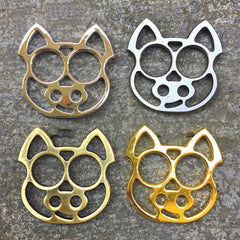 2pcs Cartoon Pig Self-Defense KeyChain Fist Gloves Finger Buckle Emergency Window Breaker