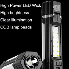Outdoor Camping Light Folding Lighting Hangable Work Lights Multi-Function Emergency Lights