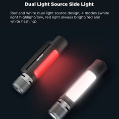 Nextool  6-In-1 Outdoor Emergency Flashlight  Zoomable Alarm Camping Work Light