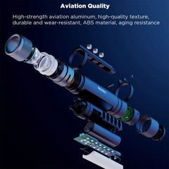 Nextool  6-In-1 Outdoor Emergency Flashlight  Zoomable Alarm Camping Work Light