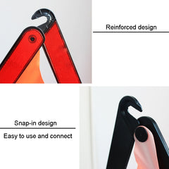Foldable Car Warning Sign Tripod Automobile Emergency Reflective Triangular Holder