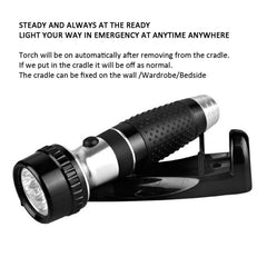 Hotel LED Rechargeable Wall-Mount Torchlight Emergency Flashlight