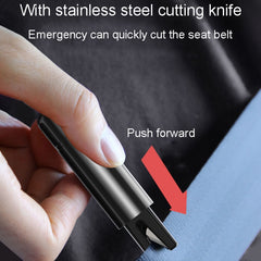 Car Emergency Life-Saving Safety Hammer Multifunctional Fast Window Breaker For Vehicle 2 In 1