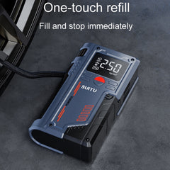 SUITU ST-9631 8pcs /Set Portable Outdoor Car Battery Emergency Start Power Car Inflatable Pump, Ordinary Clip