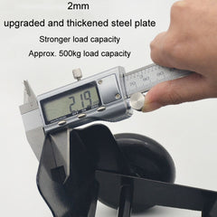 Motorcycle Moving Trailer Device Flat Tire Booster Emergency Electric Vehicle Tractor, Silver, Black