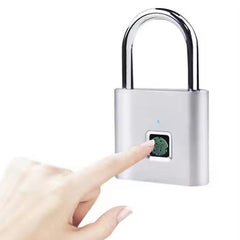 Smart Fingerprint Rechargeable Padlock Waterproof Morse Code Emergency Unlocking