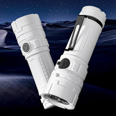 Outdoor Portable Torch Metal Pen Clip Light Lightweight Mini Pocket Rechargeable Emergency Flashlight