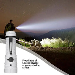 Outdoor Portable Torch Metal Pen Clip Light Lightweight Mini Pocket Rechargeable Emergency Flashlight