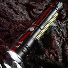 E-SMARTER P27 Pen Clip Strong Light Flashlight Laser Wick High Bright Side Light Outdoor Emergency Adventure Flashlight, P27