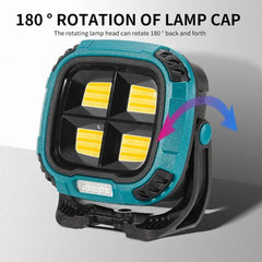 E-SMARTER W894-1 COB Magnetic Projector Work Light Emergency Portable Bright Flashlight