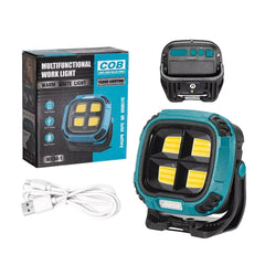 E-SMARTER W894-1 COB Magnetic Projector Work Light Emergency Portable Bright Flashlight