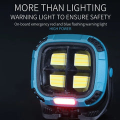 E-SMARTER W894-1 COB Magnetic Projector Work Light Emergency Portable Bright Flashlight
