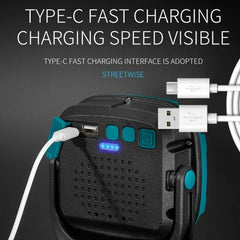 E-SMARTER W894-1 COB Magnetic Projector Work Light Emergency Portable Bright Flashlight