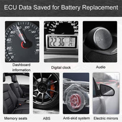 AERMOTOR Car ECU OBD2 Connector Battery Charging Clip Emergency Power Off Protector