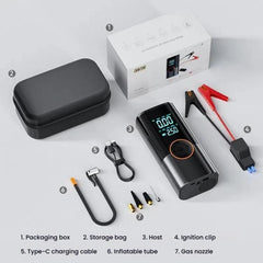 Car Emergency Starting Power Supply Inflatable Pump Integrated Machine