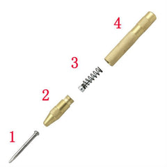 High-hardness Brass Automatic Center Punching Emergency Broken Window Metal Positioning Hitting Device, Center Punching