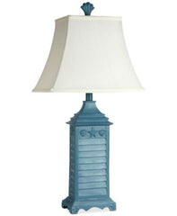 StyleCraft Beach House Table Lamp Blue