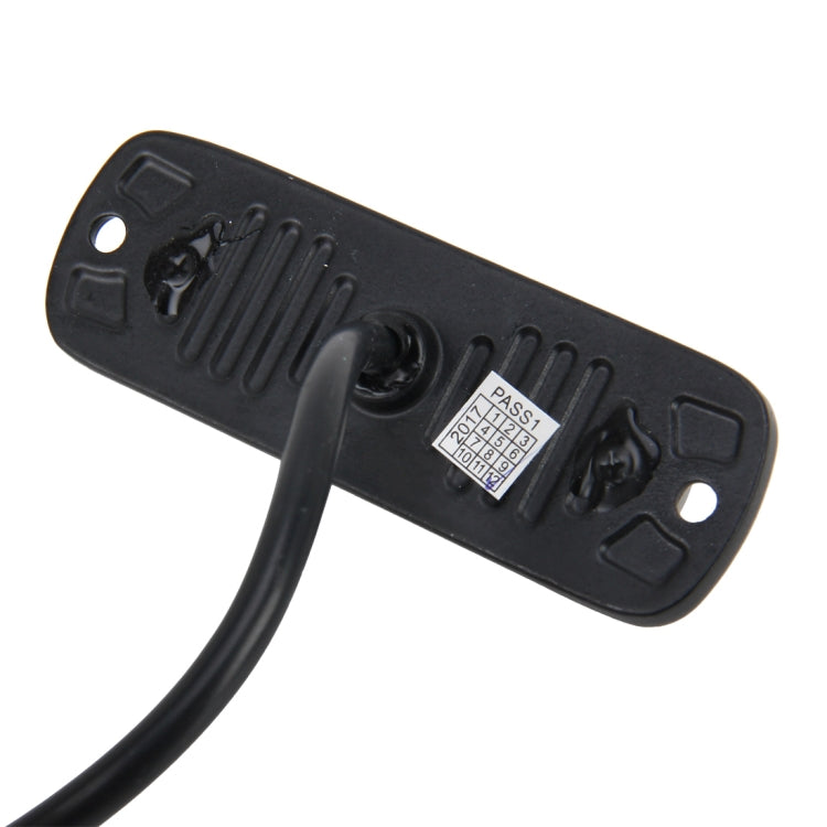 DC 12V-24V 2W 4LEDs SMD-2835 Lamps 17 Flash Patterns 3 Lines Car Flash Lamp Waterproof Car Truck Emergency Strobe Flash Warning Light, Cable Length: 90cm, 4LEDs